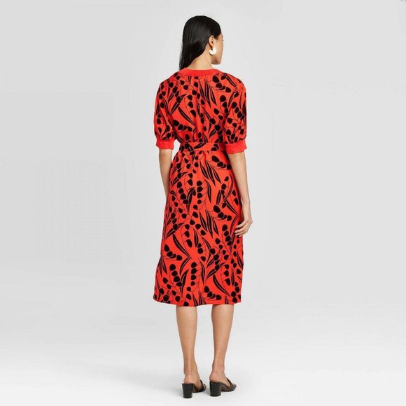 NWT Who What Wear Print Shift Dress XL Lily Floral - Picture 4 of 7